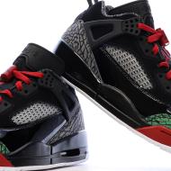 Baskets Noires/Rouges Homme Nike Jordan Spizike Low vue 7
