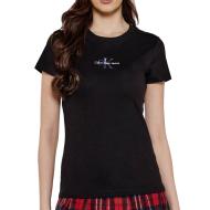 T-shirt Noir Femme Calvin Klein Jeans Gradient pas cher