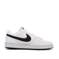 Baskets Blanches Garçon Nike Court Borough Low vue 2