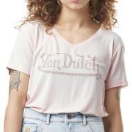 T-shirt Rose Femme Von Dutch Roan pas cher