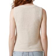 Gilet sans manches ivoire femme Morgan Coton 100% vue 2