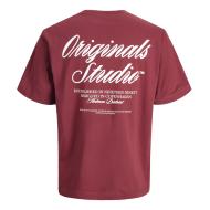 T-Shirt Rouge Homme Jack & Jones Norrebro vue 2