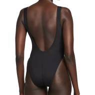 Maillot de bain 1 pièce Noir Femme Nike NESSC vue 2