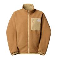 Veste Réversible Sherpa Marron/Beige Femme The North Face Yumiori pas cher