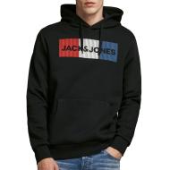 Sweat à capuche Noir Homme Jack & Jones Corp Logo