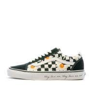 Baskets Blanches/Noires Femme Vans Ua Old Skool pas cher