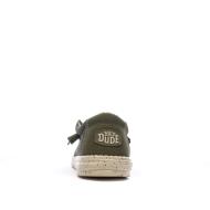 Chaussures Kaki Homme Hey Dude Wally Sox Pine vue 3