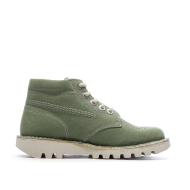 Baskets Vertes Femme Kickers Kick vue 2