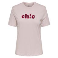 T-Shirt Rose Femme Only Lola