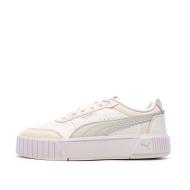 Baskets Blanc/Rose/Gris Femme Puma Carina Mia pas cher
