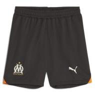 OM Short de Foot Noir Garçon Puma Replica 2023/2024 pas cher