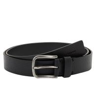 Ceinture Noir Homme Calvin Klein Round Buckle 35mm pas cher