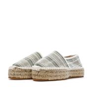 Women’s White/Green Espadrilles – Pare Gabia Aduna Photo of the Espace des Marques %store% store - view of %key%