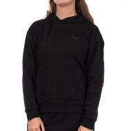 Sweat Noir Femme Puma Emboridery Comfo