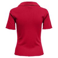 Polo Rouge Femme JDY Lori vue 2