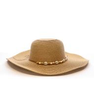 Chapeaux Marron Via Lorenzo Capeline Camel vue 2