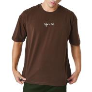T-shirt Marron Homme Project X Paris Broderie Logo pas cher