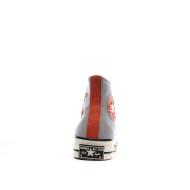 Baskets Grises/Rouges Homme Converse Chuck 70 Letterman vue 3
