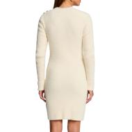 Robe Ecru Femme Morgan Duveteuse vue 2