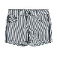 Short en Toile à Rayures Fille SALLI pas cher