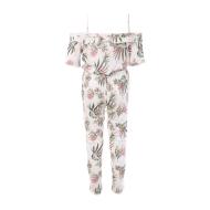Combinaison Blanc/Rose Fille Teddy Smith Chibiza vue 2