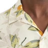 Chemise Manches Courtes Beige/Verte Homme Jack & Jones Jorluke vue 3