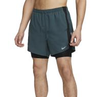 Short de Running Vert/Noir Homme Nike Stride pas cher