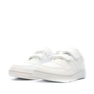 Baskets Blanches Garçon Adidas Hoops vue 6