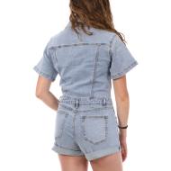 Combishort Bleu Clair Femme Monday Premium vue 2