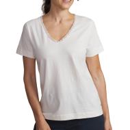 Weißes Damen-T-Shirt TBS Arctique 26 günstig