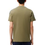T-shirt Kaki Homme Lacoste TH7404 vue 2