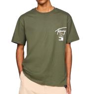T-shirt Kaki Homme Tommy Hilfiger Graffiti