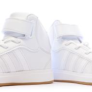Baskets Blanc Mixte Adidas Grand Court Mid Shoes vue 7