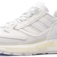 Baskets Blanches Femme Adidas Zx 5k Boost vue 7