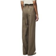 Pantalon fluide Marron Femme Pieces Neva vue 2