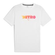T-Shirt Blanc/Orange Homme Puma Graphic pas cher