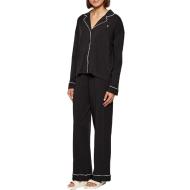 Pyjama Noir Femme Tommy Hilfiger UW0UW06142 pas cher