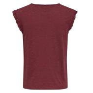T-Shirt Rouge Femme JDY Salva vue 3