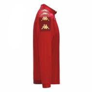 Sweat 1/4 de Zip Rouge Homme Kappa Gassolo vue 2