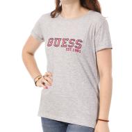 T-shirt Gris Femme Guess College