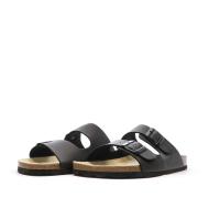 Sandales Noires Lisses Homme Schott Arthur vue 4