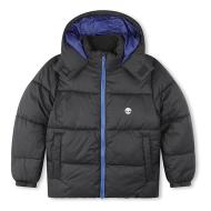 Doudoune Noir/Bleu Garçon Timberland T26593 pas cher