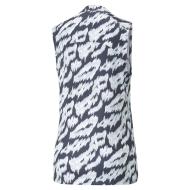 Polo Blanc/Marine Femme Puma Animal vue 2