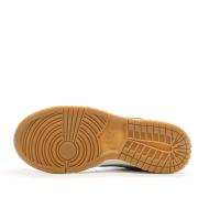 Baskets Blanches/Vertes Femme Nike Dunk Low vue 5