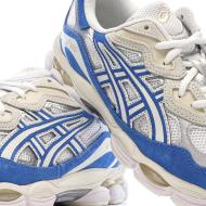 Weiße/blaue Herren-Sneaker Asics Gel-nyc Ansicht 7