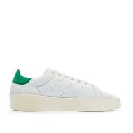 Baskets Blanches/Vert Homme Adidas Stan Smith Relasted vue 2