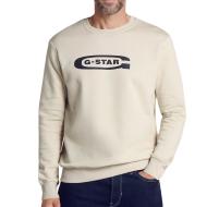 Sweat Beige/Noir Homme G-Star RAW Old Skool