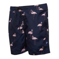 Short de bain Marine/Flamants Roses Garçon Jack & Jones Staruba pas cher