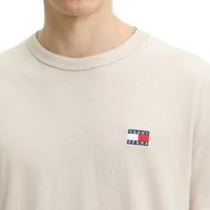 T-shirt Beige Homme Tommy Jeans Reg Badge DM0DM20322 vue 2