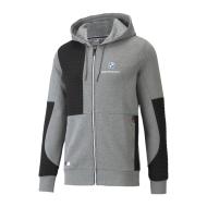 Sweat zippé Gris/Noir Homme Puma BMW MMS pas cher